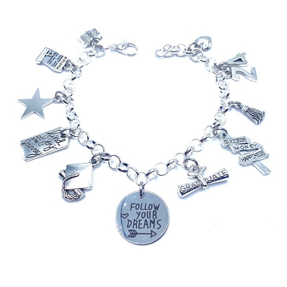 Graduation Charm Bracelet - Picture 8 of 8